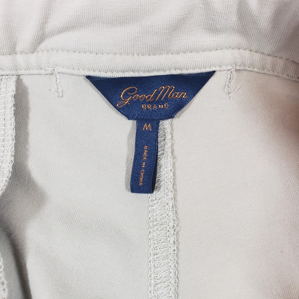 Good Man Brand Mens Shorts Size M Beige Casual Flat Front Golf - Picture 2 of 11